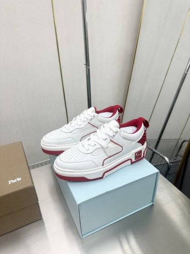 出厂价 王俊凯 杨幂 丁程鑫 陈牧驰王子异 同款Christian Louboutin路铂廷 2024 新品 ASTROLOUBI 男女同款厚底运动鞋红底鞋时尚