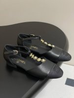 p340- 25S新款小香Chanel珠宝双C扣T字带玛丽珍单鞋 娃娃鞋设计 可爱到爆炸富家千金即视感 复古甜美减龄拿捏了！玛丽珍独有的高贵质感 可尽情实践关于