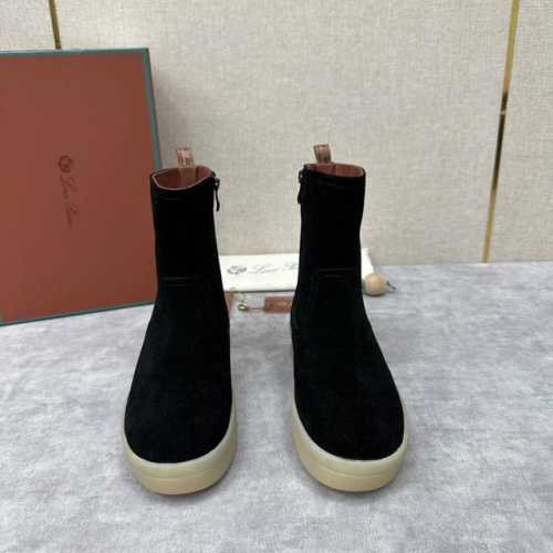 LP家 新品毛靴 Loro Pian* 诺悠*翩雅 切尔西羊毛短靴 中筒靴 选用进口磨砂牛皮打造 独特的质感 简约大气 符合亚洲人的鞋楦 内里进口羊毛里衬 保暖