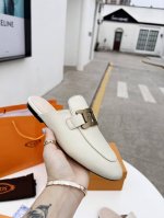 2024升级版火爆接单中 皮底 橡胶底p190 2024春夏季爆款拖鞋 刘诗诗同款乐福鞋平底拖鞋 Tod'S 托德 斯tods2024专柜新品经典字母扣英伦风乐