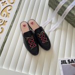 出厂： GUCCI 古驰2025顶级专柜 新款限定官网上新 独家首发 GUCCI 古驰 25SS 经典全系半拖 单鞋 一脚蹬 毛半拖 Gucci半拖 Gucci