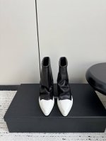 短靴 Dymonlatry 小众设计师新款做旧尖头小白鞋 3Cm内增高，轻松拉长比例增高，驾驭运动感街头造型 原版开模定制线条数据为极简穿搭带来丰富细节与舒适感