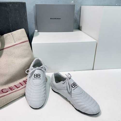 高品质出厂 ！男20！顶级品质情侣款！Balenciaga巴黎世家25春夏经典电绣菱格鞋面棒球鞋休闲鞋！ 超火爆 众明星网红潮人大秀款 松驰感满满 秀气高级又可