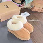 橙子出厂价 Ugg 塔次特厚底雪地靴毛毛鞋 经典款永远不过去 4Cm厚底 牛皮羊毛 只做栗色 码数：35-40