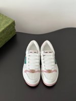 女 男 Gucc* 顶级版本 全新升级做旧休闲情侣款小脏鞋 鞋面增加原版一致的水性涂边工艺市场上的普通油边胶感太强又容易掉！A级头层磨砂皮 带毛孔 对版电脑刺绣