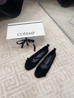 出厂380 Cotemp2025新品芭蕾鞋期待很久的Cotemp新品芭蕾舞来啦 鞋型和颜色配合的太棒了，时髦精的挚爱不允许错过的芭蕾鞋 原版1:1订制天鹅绒/高