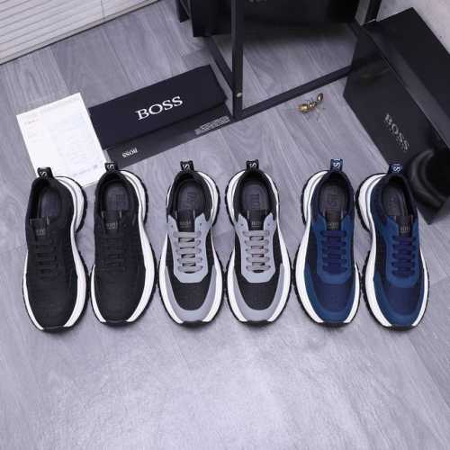 商品商标： Ｂｏｓｓ 休闲鞋正码码数: 38-44 45定做不退换商品材料：精选牛皮拼接织布鞋面 皮内里 橡胶大底