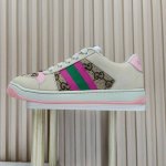 橙子出厂价 Gucci 古驰水钻小脏鞋 经典原型复古百搭做旧脏脏鞋休闲板鞋 复古学院风 码数：35-40女