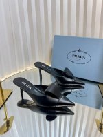 360Prada 普拉达春夏新款 原版购入1:1开发，细节完美，上脚舒适可任意配搭春夏的美饰服丽，精耐致看 鞋面：原版软漆皮 内里： 混种小羊皮 大底：意大利真