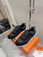 顶级版 情侣款 男码10 Hermes 爱马仕 Bouncing男女同款休闲运动鞋情侣款麂皮拼网面休闲鞋女码 35-41 40、41不退换 男码 39～45 4