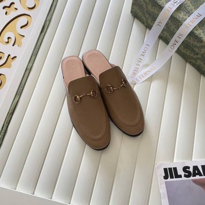 出厂： GUCCI 古驰2025顶级专柜 新款限定官网上新 独家首发 GUCCI 古驰 25SS 经典全系半拖 单鞋 一脚蹬 毛半拖 Gucci半拖 Gucci