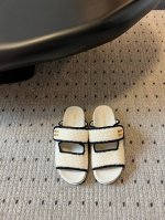 Miu Mi* 25 二带拉菲草编织拖鞋凉鞋 Miumi*春夏新款平底小羊皮凉鞋拖鞋 顶级版本 Zp开发 原版拆卸 对版菱格纹 秒杀市面普通版本，Miumiu真