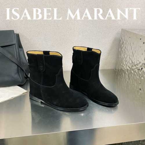 出厂价皮面 绒面 Isabel Marant 伊莎贝尔 满满家族风格的一款经典女款内增高短靴标准的欧美风格代表 一个用极简风格来陈述一对靴子的牌子必不可少的一款