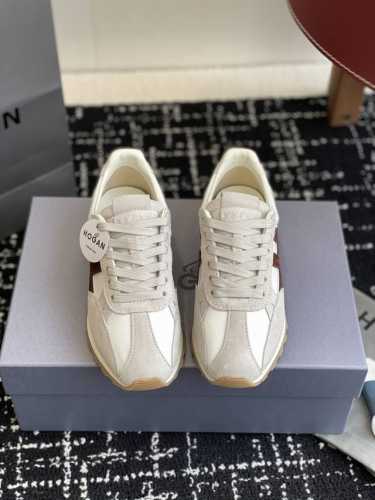 代购级女470 男480 hogan霍根86Er系列 H671情侣款 厚底 休闲 运动鞋 原版购入开发 做货 这款86Er系列 以经典而不失时尚的设计演绎品牌风