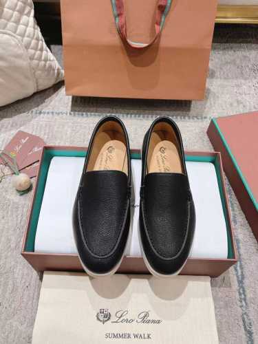 女款 男款 Lp新品发售loro Piana 官网同款针织乐福鞋｜采用 Wish 牛皮面料制作｜缝制鞋面采用独特针织面料制作工艺｜全方位一比一复原专柜工艺流程｜
