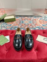 古驰 GUCCI 官网男士商务正装皮鞋更新香港专柜同步新款完全一比一复刻出货专柜品质零差距0采用进口牛皮制作+牛皮内里制作码数:39-44 男38. 45定制