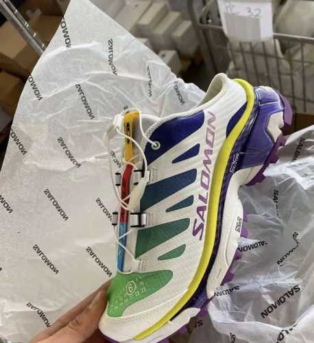 G077顶级版本 代购级别mm6 X Salomon 联名款半拖鬼才设计师品牌