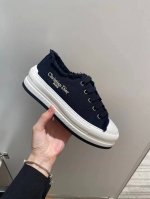 好消息好消息，降价了降价了 Dior迪奥2025Walk'n系列 老花 刺绣 厚底帆布鞋 休闲运动鞋 原版购入开发 做货 这款 Walk'n'Dior 厚底运动