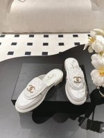 40 41定做不退换 Chanel 24K 2025C菱格单鞋 拖鞋 新出的teddy书包扣乐福鞋真的太爱啦 这款有多火 想必宝宝们都知道 大表姐 刘雯同款乐福