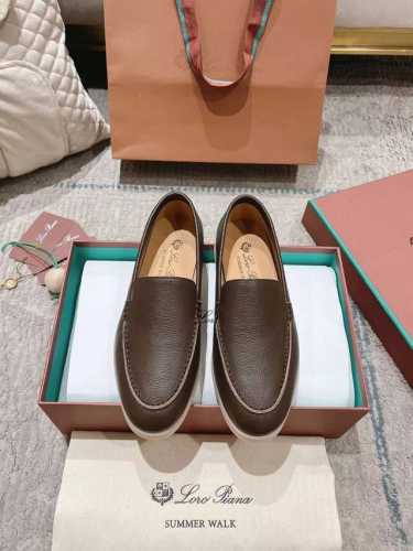 女款 男款 Lp新品发售loro Piana 官网同款针织乐福鞋｜采用 Wish 牛皮面料制作｜缝制鞋面采用独特针织面料制作工艺｜全方位一比一复原专柜工艺流程｜