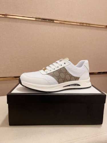 工厂价 新款gucci 古奇 专柜同步上市， 新款男鞋、面料精选进口牛皮，内里:羊皮内里 高端气垫开模防滑橡胶大底，精美线条、简约大气，上脚舒服上挡次、休闲旅游