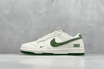 現貨 终端放店XC版 Nk SB Dunk Low KITH联名-米白绿勾 周年高端定制 低帮休闲板鞋#定制鞋盒 大厂纯原品质出货 超高清洁度 皮料切割干净无任