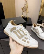高版本～油边工艺～全套包装 Amiri Skel-Top埃米尔骨头鞋 Fil小白、吴亦凡、蔡徐坤、杨幂同款 骨头低帮运动鞋，之前熊猫配色已经有不少人热捧， 今年