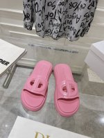 出厂 Dior迪奥 2024新款 Cd字母 猪鼻拖鞋 原版复刻 高版本 超耐看随意百搭款 上脚非常舒适 显瘦又显白 码数：35-41码