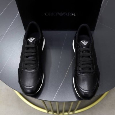 出厂价：品牌：阿玛尼arm Ni标准码：39–44 38、45定制等级：官网同款材料：原版牛皮面 舒适内里 轻便耐磨大底款式类别：男士时尚休闲鞋 跑步 运动鞋