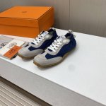 出厂价 皮面+20 顶级版本 最新款爱马仕情侣款德训鞋 法国直邮hermes 爱马仕平底时尚运动休闲鞋韩版系带网面轻便 原版1:1定制，今年最潮一脚蹬英伦风复古