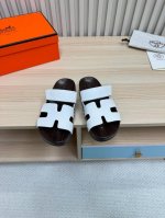 Hermes 爱马仕顶级版本厚底木纹印刷工艺！上新Herme* H家chypre二舅鞋H型魔术贴厚底凉鞋拖鞋 ZP购入，顶级原单品质，市面最高版本，出厂价批 鞋