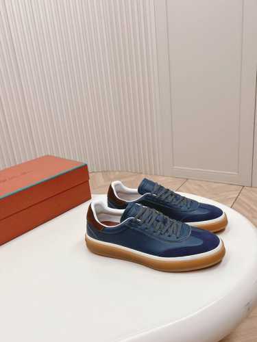 出 男款 Loro Piana 诺悠翩雅tennis Walk系列 Lp德训鞋 休闲 运动鞋 板鞋 原版购入开发 做货 这款新款绒面革网球鞋采用超低帮设计，适合