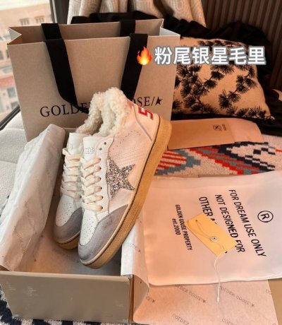 订单询价长期做货 粉尾羊毛里情侣款31高版本低端勿扰 毛鞋建议拿大一码 Ggdb Star小脏鞋魔术贴情侣款黄金鹅脏脏鞋golden Gse Deluxe Br