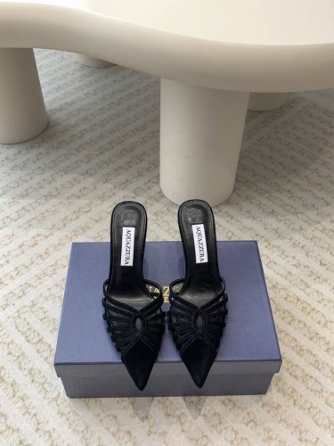 Aquazzura 24Ss 惊艳火爆款、菠萝 王室贵族的钟爱雍容华贵、气质高雅、到手如图柜级品质 面料进口麂皮 原版开模网纱 小羊皮内里、意大利真a级真皮大底