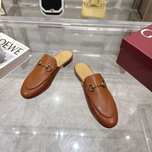 【1803-1棕色350,35-42码】 拖鞋系列：面料顶级小牛皮，内里垫脚牛皮，原版古铜金马衔扣，意大利原版真皮大底［内配合格证／布袋／手提袋等全套包装］