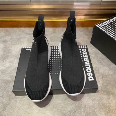 Dsquared2爆款持续，重金打造，官网1:1，原版原厂特供材料面进口网布，鞋口采用进口莱卡布提高舒适度。原版pu成型垫脚。每个细节都发挥到极致。码数，39-