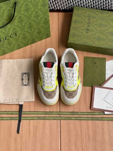 Gucci Re-Wed系列运动鞋整双鞋子采购Zp开发打造，全部定制材料，独家开模大底，细节全部对版出货，连包装也做到跟正品一样。码数:女35-40