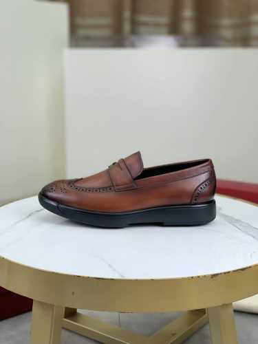 工厂价 顶级品质 Salvatore Ferragamo 菲拉格慕商务皮鞋，1:1顶级代购品质，鞋面进口精选原版开边珠小牛皮，内里垫脚均用进口原版水染牛皮，进口