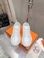顶级版本 男10Hermes 爱马仕休闲鞋情侣款H家 四季新品运动鞋Dy Kelly金属扣休闲运动鞋小白鞋这双 Kelly 小白鞋真的颜值爆表！H家 heros