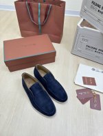深口 高版本 真皮中底 男女款 Lp 男款10 礼品盒另 10 诺悠翩雅英文: Loro Piana简称:Lp 深蓝 创立于:1924年4月24日-意大利顶级奢