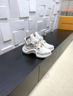 顶级版本： Louis Vuitton 村上隆联名款 LV驴牌L家Archlight经典 老爹鞋 DIY装饰 动物图案 拱桥 运动鞋 太空鞋原版购入开发 做货