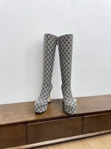 短靴 长靴 顶级版本gucci 古驰24 Aw秋冬新品gg老花防水台高跟靴 强烈推荐气质十足的女王范最优雅的欧美风格高跟鞋此单品犹如艺术品一般，带有高雅不失轻奢