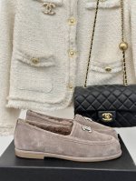 厂价 Chane*｜小香24K秋冬 新品双c毛毛鞋乐福鞋 人见人夸的单品 质感很好又保暖 适合各种场合 码数:35-39 40 41定制