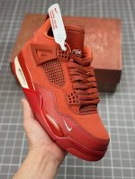 纯原 Tnt 头层皮 Nigel Sylvester X Air Jordan 4 Og Brick By Brick Bike 红砖 原厂私磨 原厂纸板 原厂