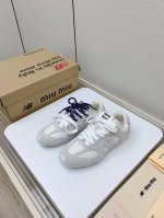 出厂磨砂皮 皮面 高版本 Miumiu X New Balance 联名款nb运动鞋 Miu Miu 缪缪大秀上爆出的这双与new Balance 新百伦联名款
