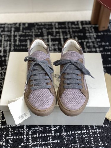 代购级 Brunello Cucinelli 25ss最新 Bc 系带 休闲鞋 鞋面进口麂皮 内里进口 羊皮里 0.5mm圆形冲孔设计 透气不闷脚 独家开模TP