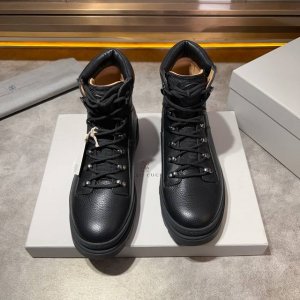 brunello Cucinelli 布鲁内洛.库奇内利 原单顶级最新2024秋冬男士最新款皮质登山裸靴。鞋面采用进口高丝光a级牛反绒和全粒面头层荔枝纹牛皮！内