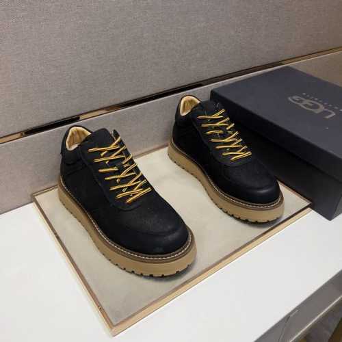 出厂价 UGG～ 男士休闲鞋 2024z柜同步发售 码数:39-44# 3个颜色鞋面选用牛皮拼接真毛内里，舒适透气，鞋底：原版舒适耐磨大底，实物拍摄实物更赞