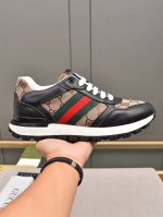 Gucci 古驰 -高端品质 配全套包装 -鞋面荔纹小牛皮古奇专用材料 -内里 垫脚 顶级羊皮 -大底 超轻tpr-橡胶 双色成型大底 -超高品控 做工精细：凸
