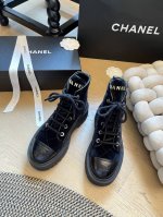 Chanel 24B秋冬系列短靴 顶级版本！抢先发售 鞋面牛皮 绒 内里羊皮 原版大底 码数:35-39 其他码数定做